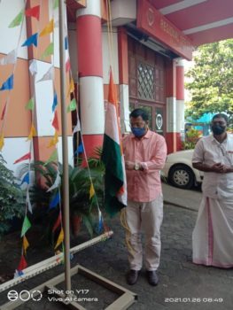 Republic Day Flag Hoisting by Hon. Managing Director