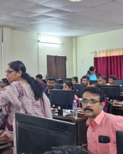 Hon. Chairman Sri. M. Mehboob inaugurates the Computer Training of Master Trainers at M. Dasan Institute of Technology (MDIT), Ulliyeri